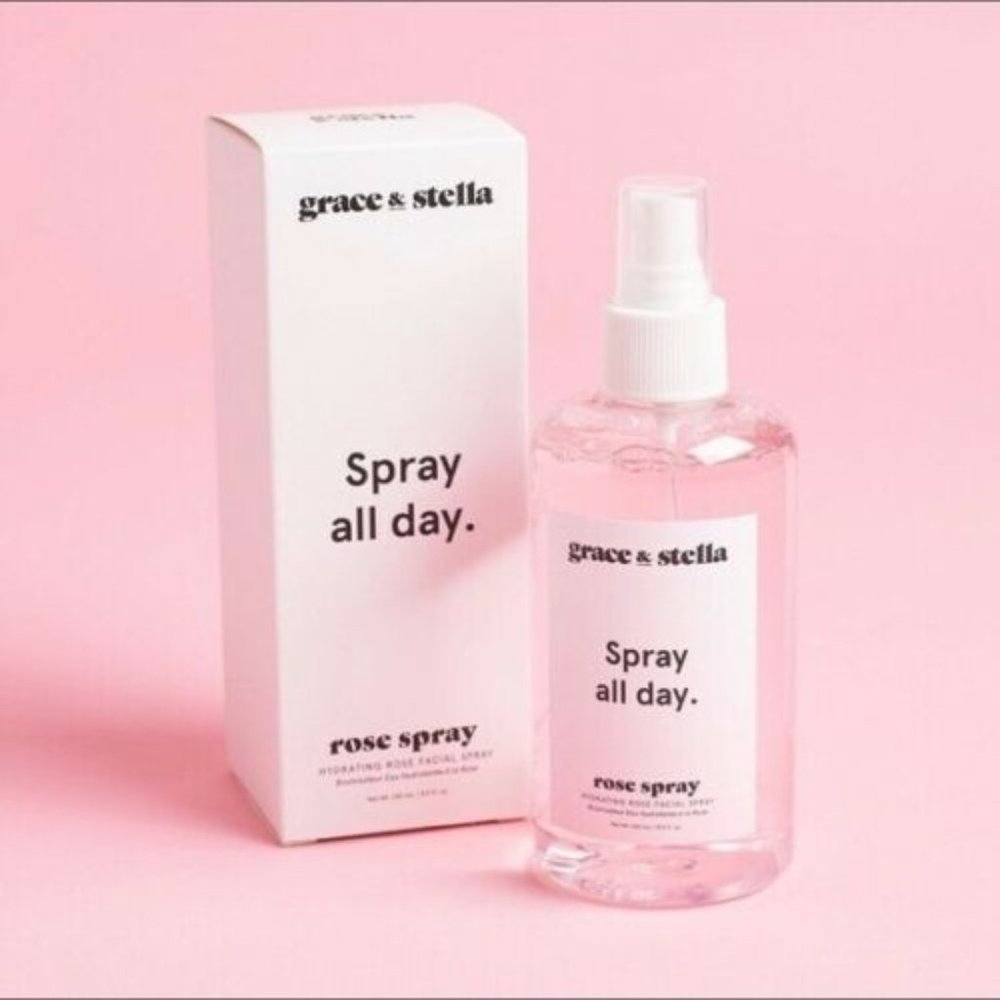 Grace & Stella Spray All Day Rose Facial  Mist NIB